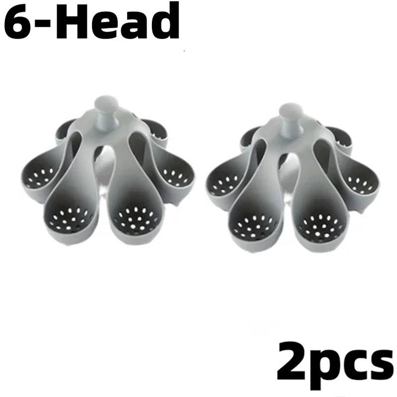 1/2PC Silicone Egg Boiler Rack 4/6 Hole Egg Cooker High-Temperature Resistant Eggs Boiler Family Breakfast Kitchen Tools