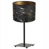 GIA table lamp, gold pattern lampshade