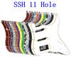 1pcs Electric GuitarPickguard PVC 3Ply SSH Pickguard Guitar Scratch Plate With Screw for ST Guitar