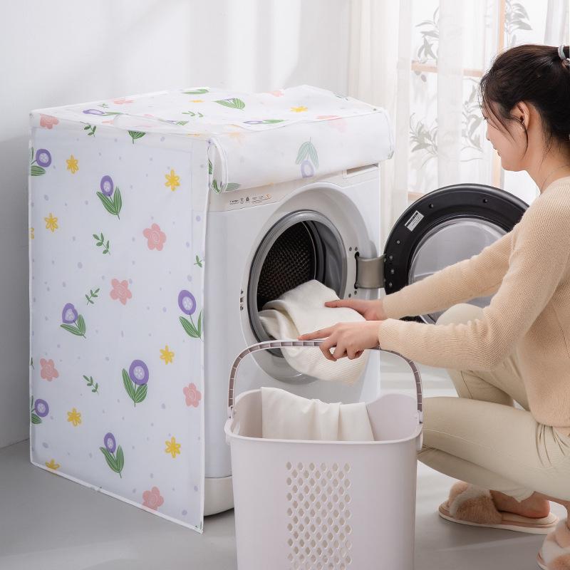 PEVA Waterproof and Dustproof Washing Machine Cover