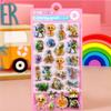 Funny Italian Brainrot Bubble Stickers Tung Tung Tung Sahur 3D Decals Toy Waterproof Cute Animal Sticker DIY Phone Diary
