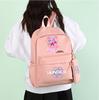 4-teiliges/Set Cartoon Anime K-Pop bedruckter Rucksack mit Federmäppchen Handtasche für Teenager Schüler Junge Mädchen Schultasche Schultasche Große Kapazität Reisetasche