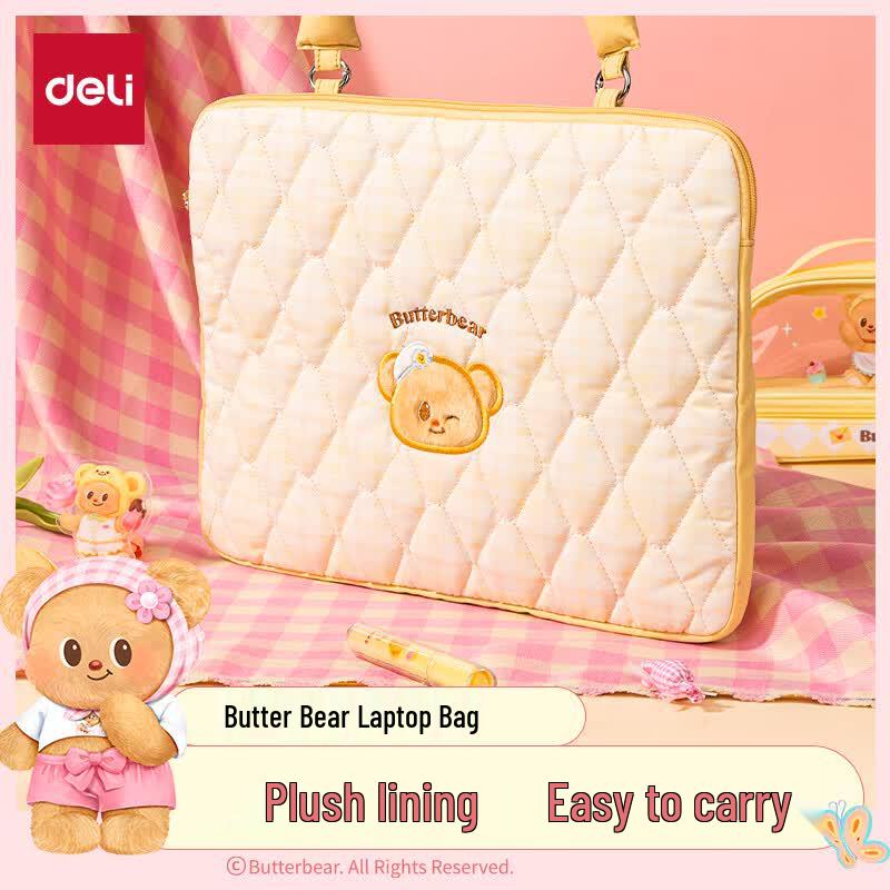 Deli Butter Bear Fashion Laptop Bag