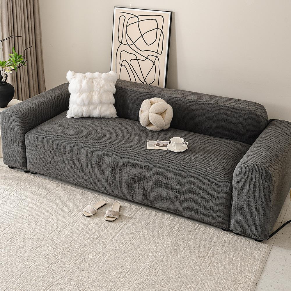 Sofa Cover  Elastic All Inclusive Universal Cover Universal New Jacquard Velvet Living Room Sofa Dust Proof Cover Seat Cushion Protection Cover