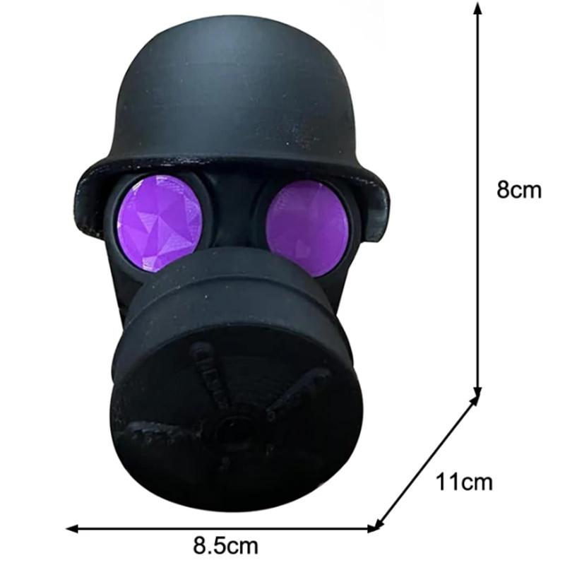 Trailer Hook Cover With Steel Helmet And Gas Mask 3d Printed Trailer Hook Ball Cover Can Prevent Rusting Of The Receiving Tube