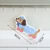 Hanging Style, Thickened, Super Absorbent, Cute Cartoon, Hand Towel, Coral Fleece, Small Square Towel, Dual-use for Kitchen and Bathroom