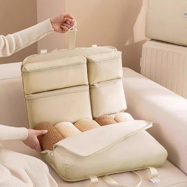 7 In 1 Travel Storage Bags Set for Down Jackets Clothes Underwear Organizer Packs Luggage Essential Organizer with Separate Compartments