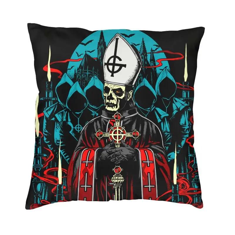 Swedish Rock Band Ghost Pillow Case 40x40cm Decor Home Fashion Cushion Decoration Salon Square Pillowcase