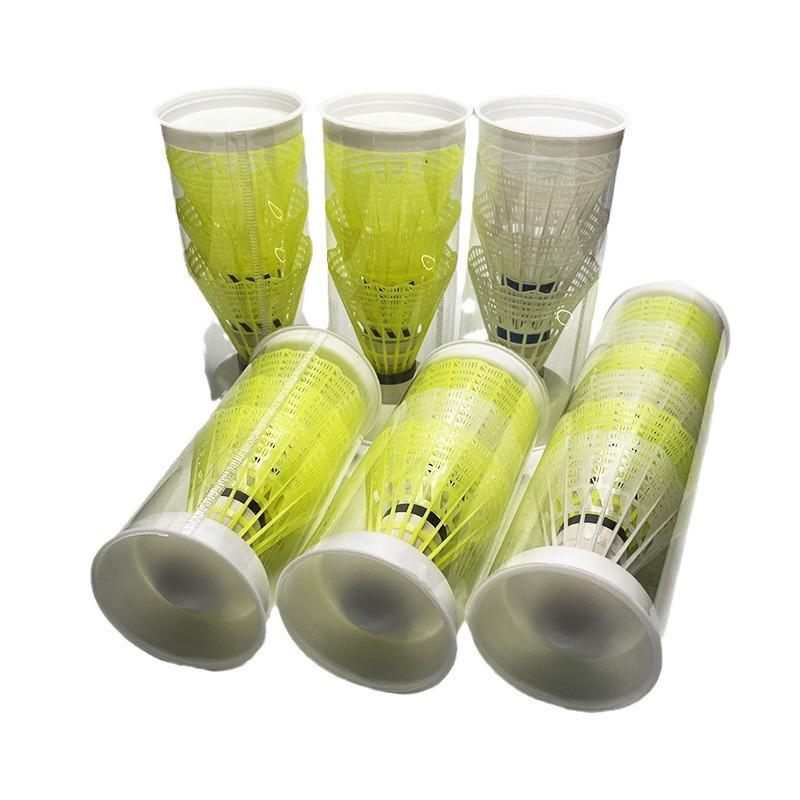 Durable Windproof Nylon Badminton Shuttlecocks - 3 or 6 Pack