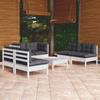 Day and Night - Day and Night Garden Furniture 7 Pieces with Cushions Solid Pine Wood