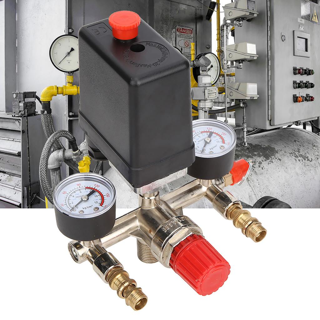 Pressure Regulating Valve Assembly Normally Closed Switch Bracket Air Compressor Accessories