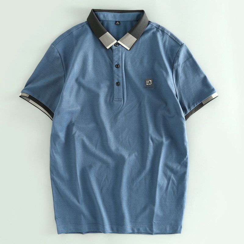 Foreign Trade Export Balance Cool Feeling Short sleeve Polo Shirt Men's Summer New Casual Fashion Simple Not Easy-Shaped Collar T-shirt