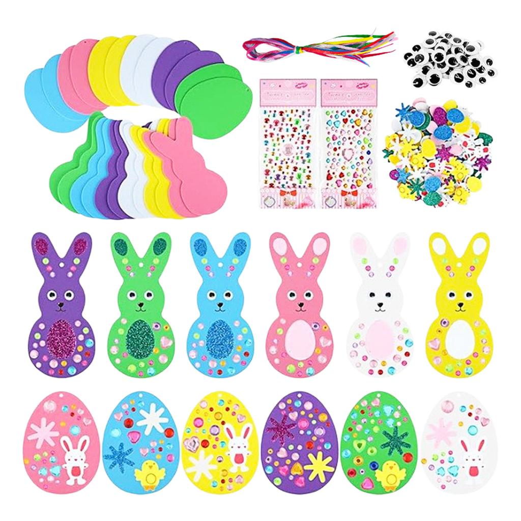 Easter Foam Sticker Set Decoration Easter Handmade Set Suitable For Children's Home And Back To School Gifts
