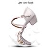 Children's White Latin Dance Practice Shoes for Girls