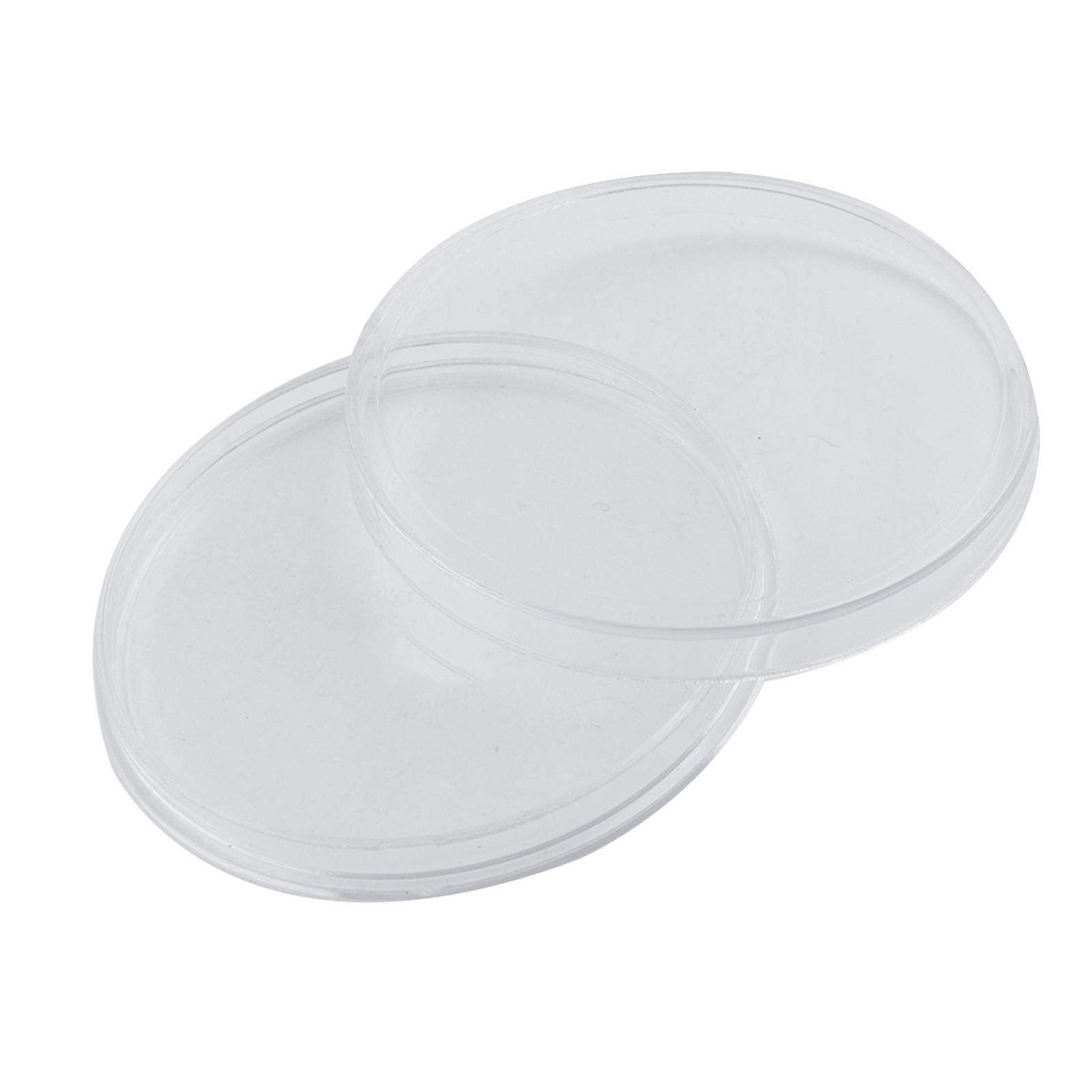 100 шт. Капсулы для монет 38 мм Аксессуары Прозрачная Коллекция Круглые Хранение Прозрачная Коробка Кейс Контейнер Защита CHINA