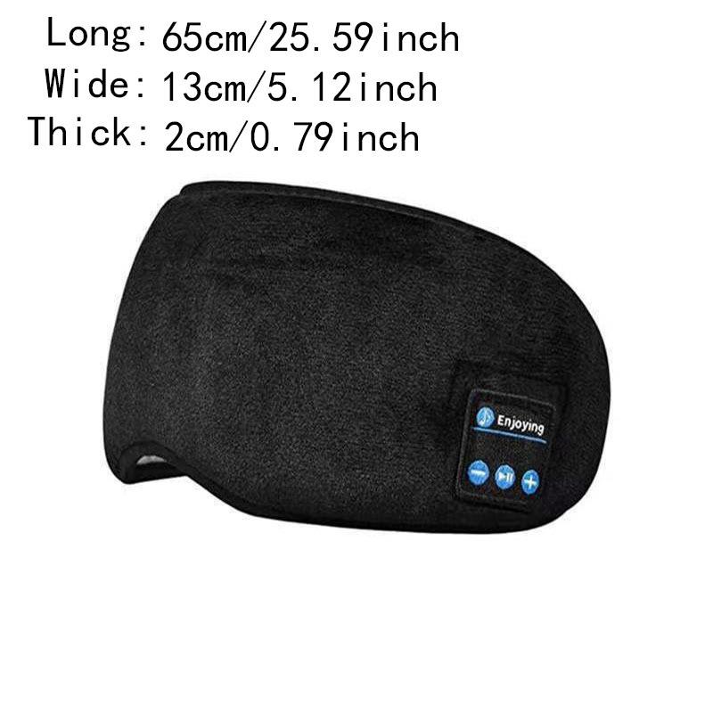 מסכת עיניים חכמה עם בלוטות' ואוזניות אלחוטיות, עזר שינה תלת מימד וכיסוי עיניים חוסם אור