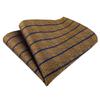Herren Gestreiftes Polyester Seide Business Einstecktuch