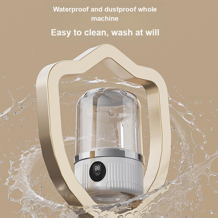 New Mini Washing Machine for Lingerie, Underwear, Socks - Portable Wireless Automatic Laundry Cup 3000mAH