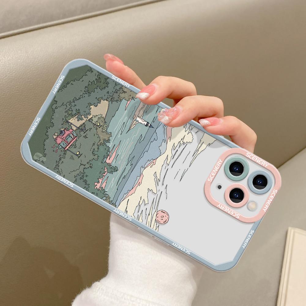 Phone Case for iPhone 11 13 XR 15 14 Pro Max iPhone 12 16 7 8 Plus XS Max Samsung A15 A55 A05 A54 Redmi 12 13C Note 13 9 10 OPPO A16 A18 Vivo Y17S Y12