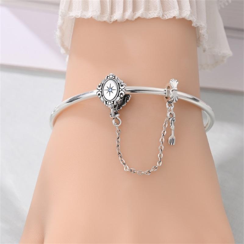 Romantische Geschirrkollektion Kupfer Weinglas Teller Anhänger Passend für Original Charm Armbänder Frauen DIY Schmuck Geschenk