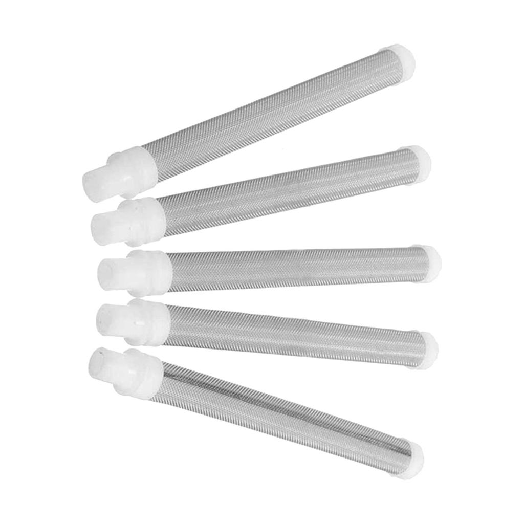 5 Pieces Paint Spray Filter Push on 60 Mesh Fine Mesh Spraying Accessories Stainless Steel for G10XL RX80 G10