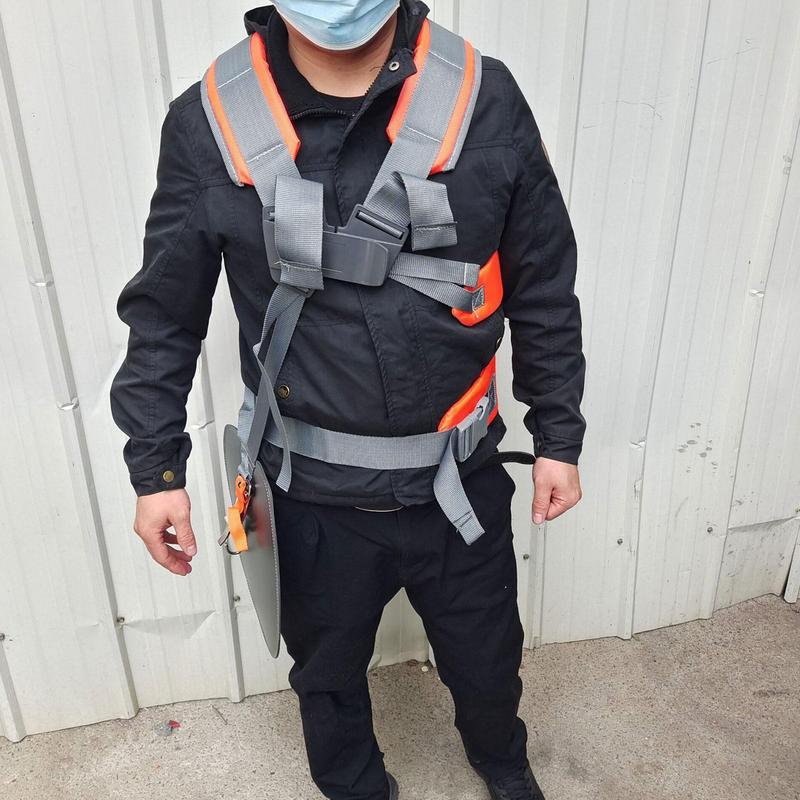 Ceinture Rembourrée pour Débroussailleuse Bretelles Réglables pour Coupe-herbes Harnais d'Épaule pour Taille-haies Outil de Jardinage Économisant la Main-d'œuvre