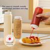 Squeeze Sauce Bottles BPA Free Double Nozzle Leak Proof Food Grade Plastic Reusable Dispenser for Picnic Camping