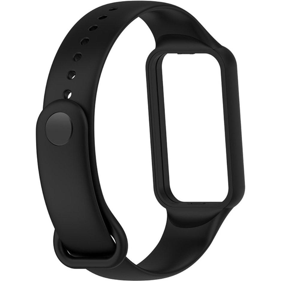 Silicone Strap for Xiaomi Amazfit Band 7, Black