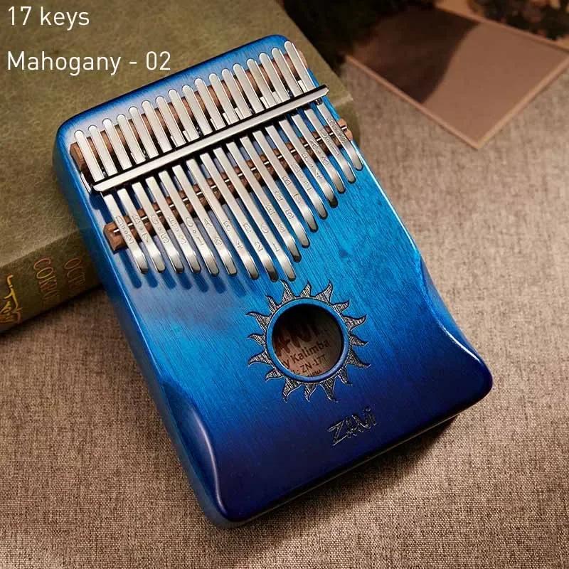 17 Keys Kalimba Thumb Finger Piano With Tuning Hammer Quality Portable Wooden Keyboard Musical Instrument For Music Lovers