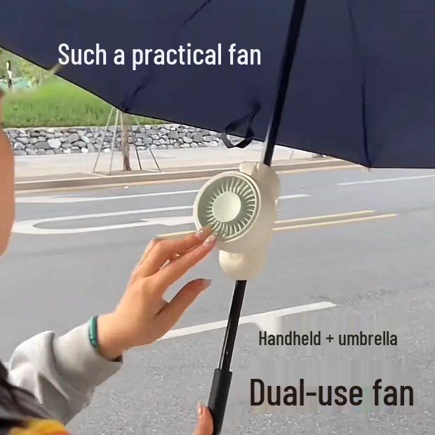 Newcomer Discount: Portable Folding Desktop Mini Fan - Cool Hanging Umbrella Style, Perfect for Summer