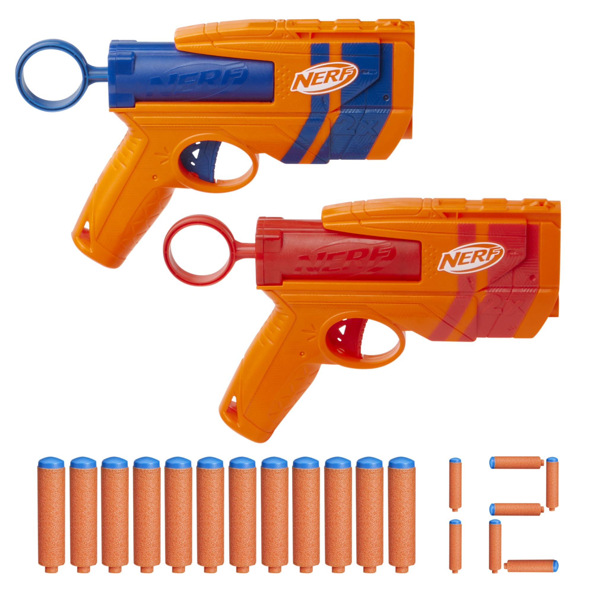 

Hasbro Nerf N Series Duo Два 12 Официальный N1 Серия N На открытом воздухе Возрасты Аутентичная Упаковка Бластеры, Снаряды, Совместимый, Детская Игра, 8+, G1492,