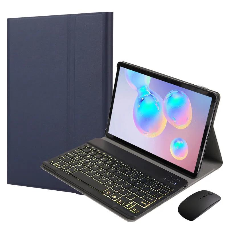 Tablets Keyboard Case for Huawei MediaPad M5 Lite 10 BAH2-W19/L09 7 Color Backlit Keyboard Cover Funda