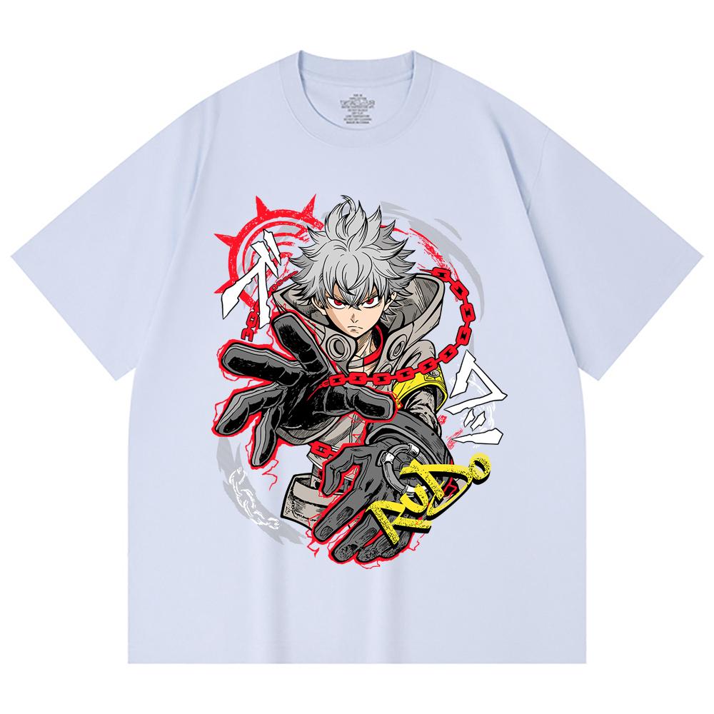 230 Gsm 100% Cotton Gachiakuta V12 Rudo Print Unisex Heavy Cotton T Shirt