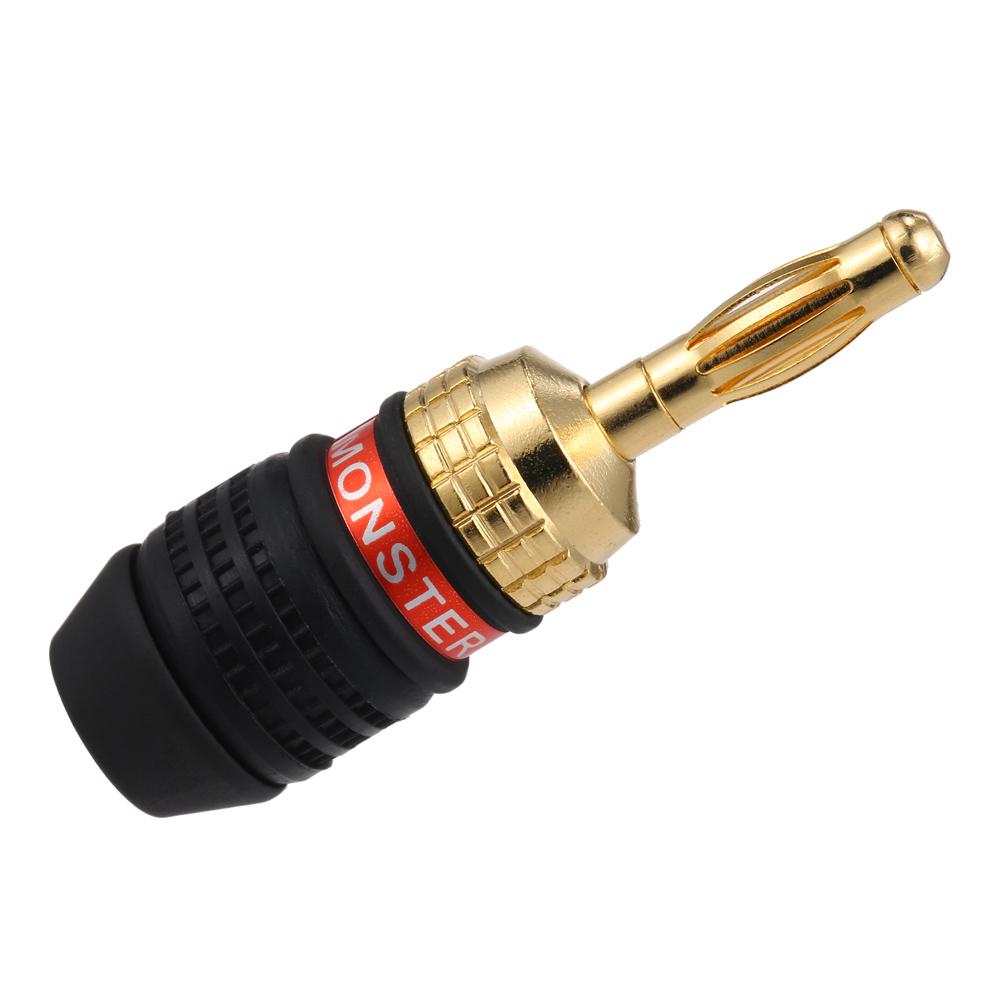 

Разъем типа «банан» Красно-черный разъем Динамик Коррозионностойкий разъем «банан» слева и справа 6 Pairs чёрный