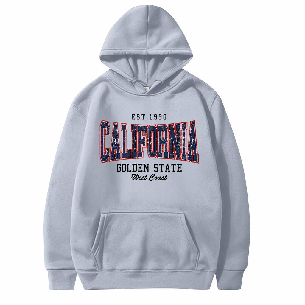 Unisex Fashion Casual Long Sleeved Round Neck Loose Plush Pullover With Rope Hoodie