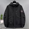 Übergröße 4XL-11XL Winter Warme Mäntel für Herren Parkas Kapuze Wasserdicht Lässig Übergroß Dick Herrenjacken
