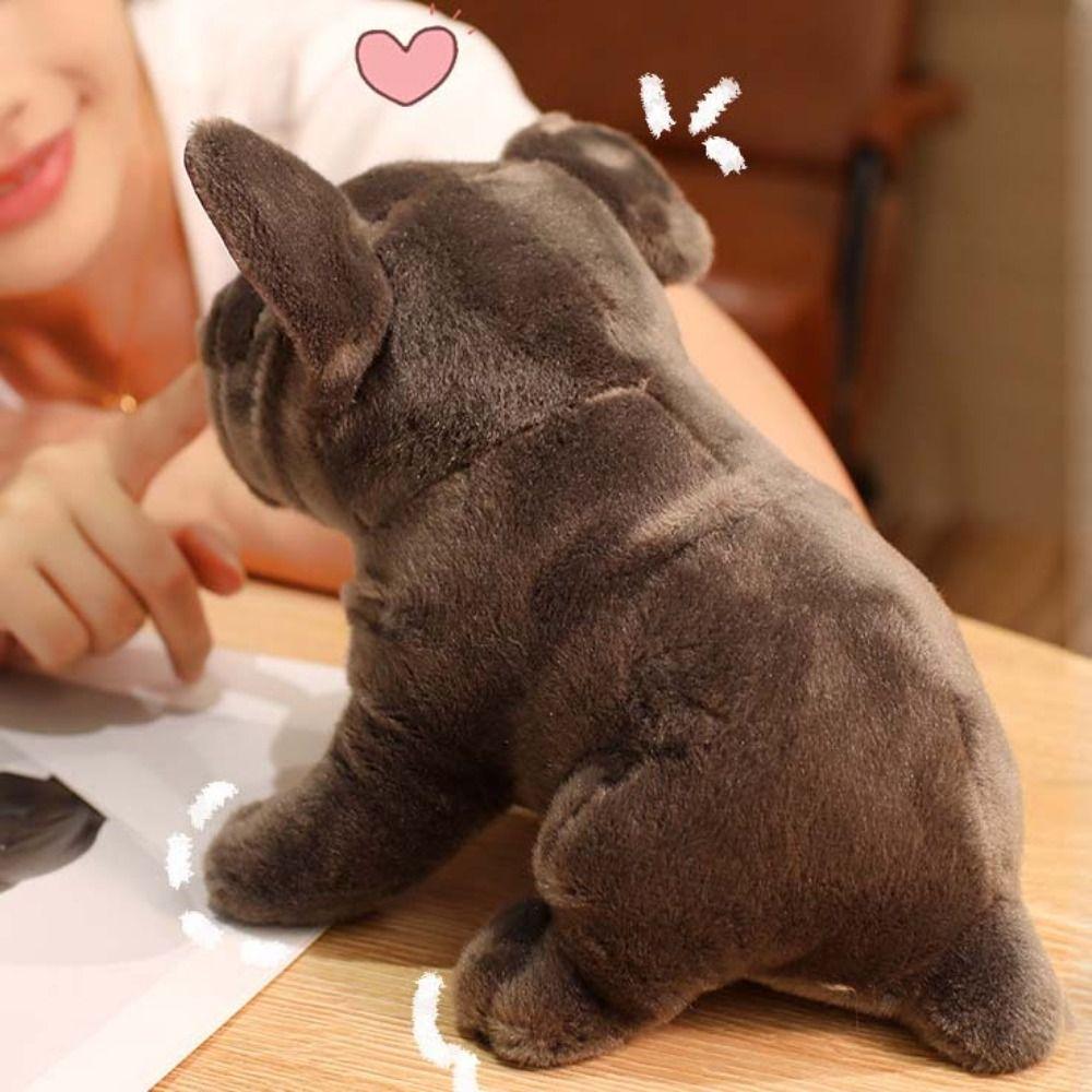 Soft Bulldog Plush Doll PP Cotton Animal Plush Pillow Bulldog Plush Toy  Kids Holiday Gifts