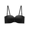 Front-buttoned Bra Women's Gathering Underwear Women's Anti-slip Strapless Bra Breast Retraction Invisible Bra Push Up Bra