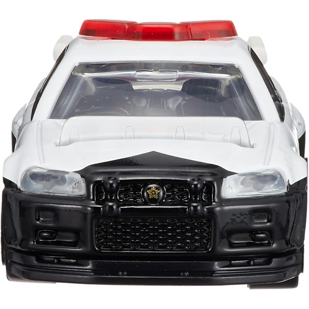 Takara Tomy Tomica No.1 Nissan Skyline GT-R BNR34 Patrol Car Blister Pack Toy for Ages 3 and Up
