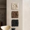 Square Pleated Wall Hanging Living Room Bedroom Wall Decoration Abstract Art Restaurant Mural Home Decoration Hanging Crafts
