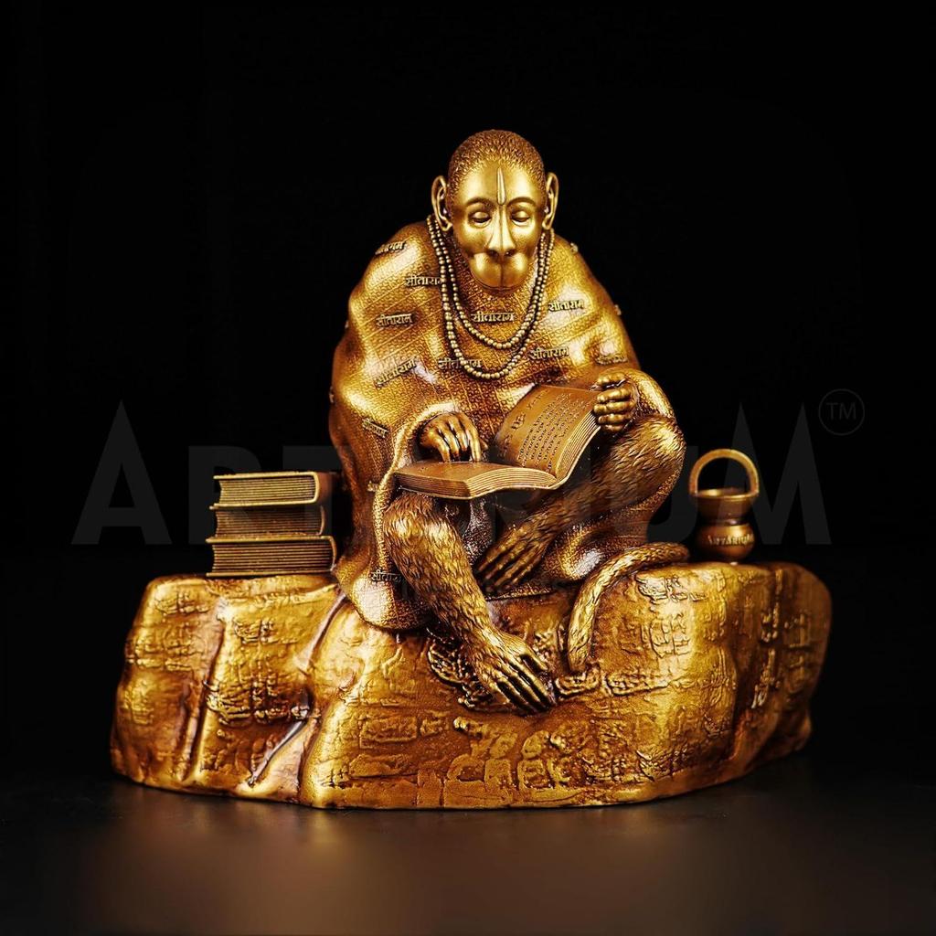 Hanuman Ji Murti Ramayani Hanuman Lord Balaji Murti Bajrangbali Idol Sankat Mochan Bhagwan Idol for Car Dashboard and Home Decor