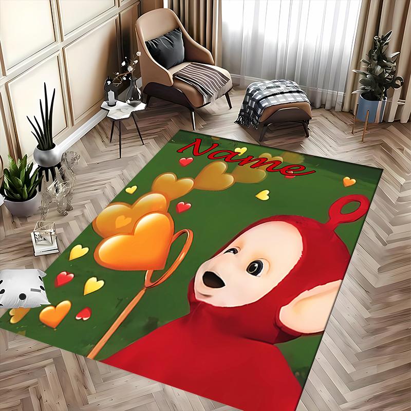 Custom personalization Teletubbies Area Rug - Perfect For Kitchen, Bathroom,Laundry Room Decor Large Size Available,Gift All Seasons