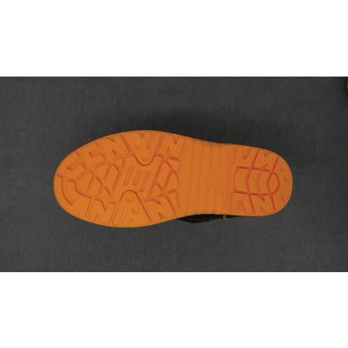 Fukuyama Rubber Captain Pro Safety 3 Oil-Resistant and Anti-Static High-Cut Safety Shoes, Black, Size 27.0cm