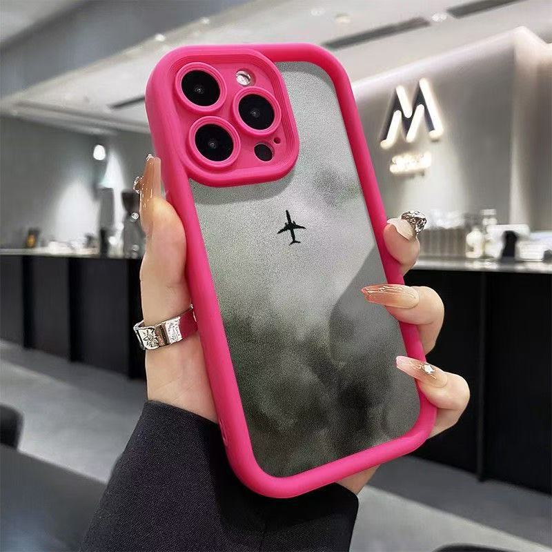 Personalized Aircraft Suitable for Iphone17pro Mobile Phone Case Apple 15 Anti-drop 14 Foreign Trade 13promax New 16E