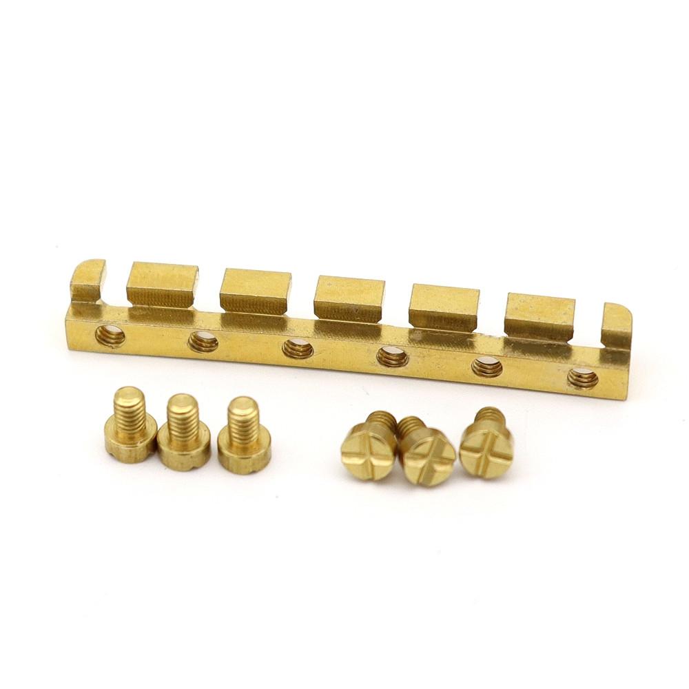 1pcs 42mm Guitar Nut Adjustable Brass Nut for Replacement Compatible FD ST TL Style Electric Guitar