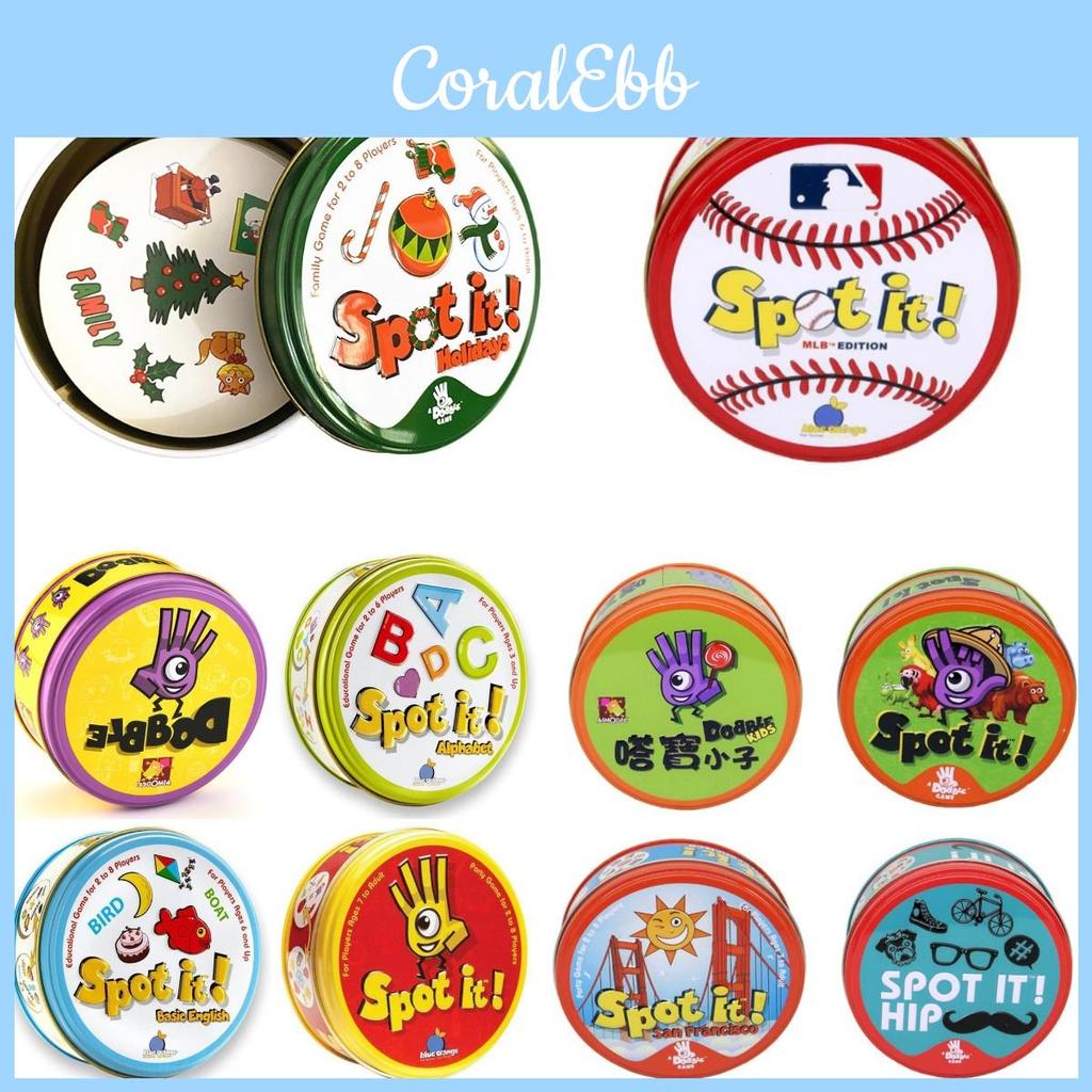 Colorful Dobble Spot It Cards For Kids And Adults Perfect For Parties And Travel