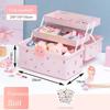 Baby Girl Cute Kids Hair Accessories Storage Box Head Ropes Hairpins Rubber Bands Hair Jewelry Daily Dressing Organizer Goods