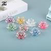 60mm Cristal de Cuarț Floare de Lotus Artizanat Sticlă Prespapier Ornamente Fengshui Figurine Decor Acasă Nuntă Petrecere Cadouri Suvenir