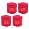 Horse Polo Leg Wraps Set of 4 Polyester Protective Bandage 10cm Width Thicken Lengthen Red