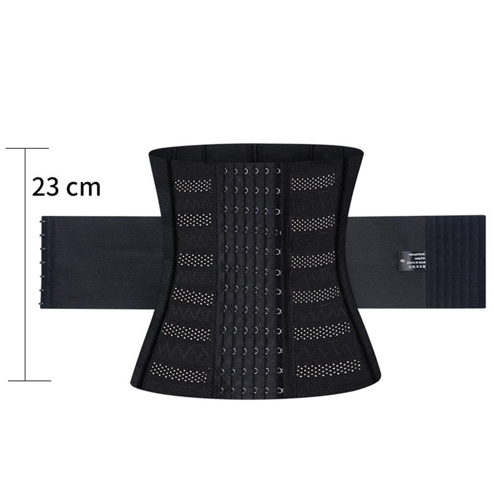 Men's Waist Support Trainer Girdle, Adjustable Workout Belt and Gym Equipment for Core Stability, Breathable Fitness Waist Shape
